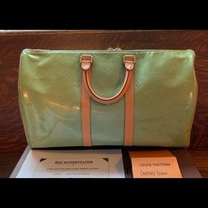 SOLD! Louis Vuitton Vernis Mercer Duffle
